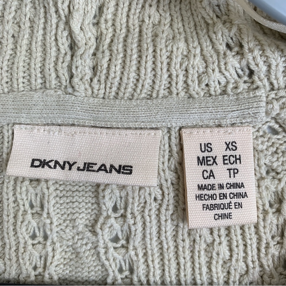 DKNY Jeans Women’s knit hooded sweater-XS - Picture 7 of 13